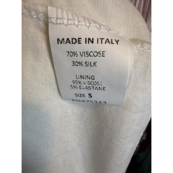 Suzi Chin Maggy Boutique Floral Ruffle Dress Size 4 Belted Made In Italy - Picture 6 of 8